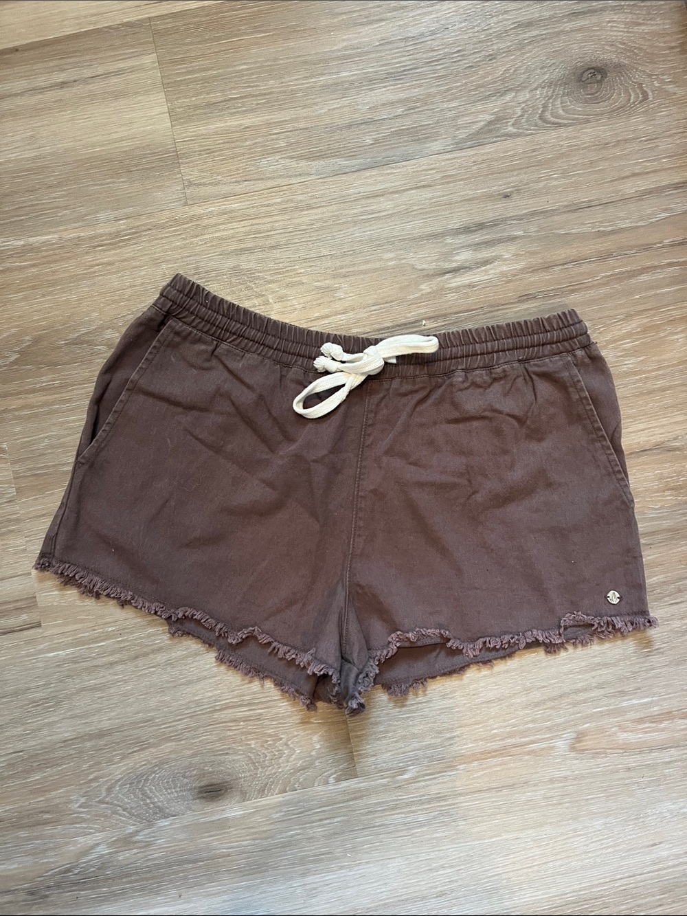 Women’s Volcom Brown Drawstring Shorts